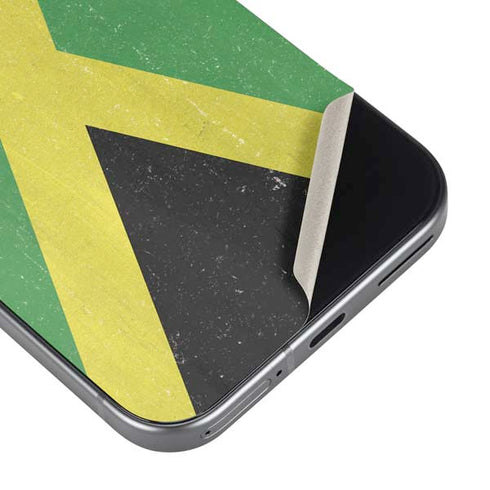 Jamaica Flag Distressed Pixel 9 Pro XL Skin